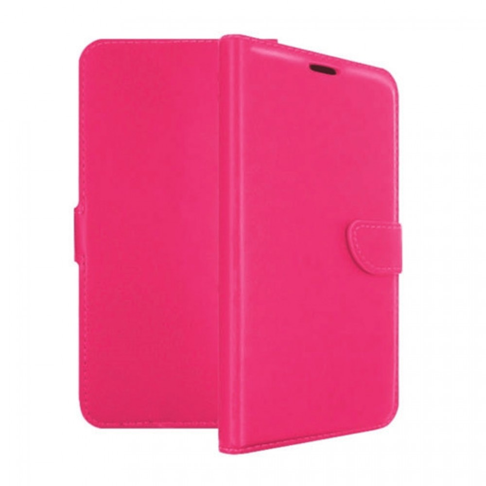 Θήκη Βιβλίο / Leather Book Case with Clip για Samsung Galaxy A3 2017 - Χρώμα: Ροζ Τηλεφωνία