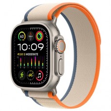 Watch Apple Watch Ultra 2 LTE 49mm Titanium Case with Trail Loop S/M - Orange/Beige EU