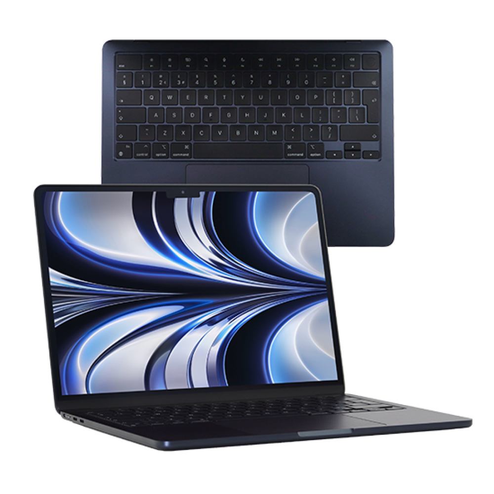 Apple MacBook Air 13 M2 2022 8GB RAM 256GB 8C GPU -Midnight EU  MacBook