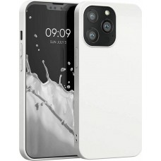 Back Cover Σιλικόνης White  (iPhone 13 Pro)