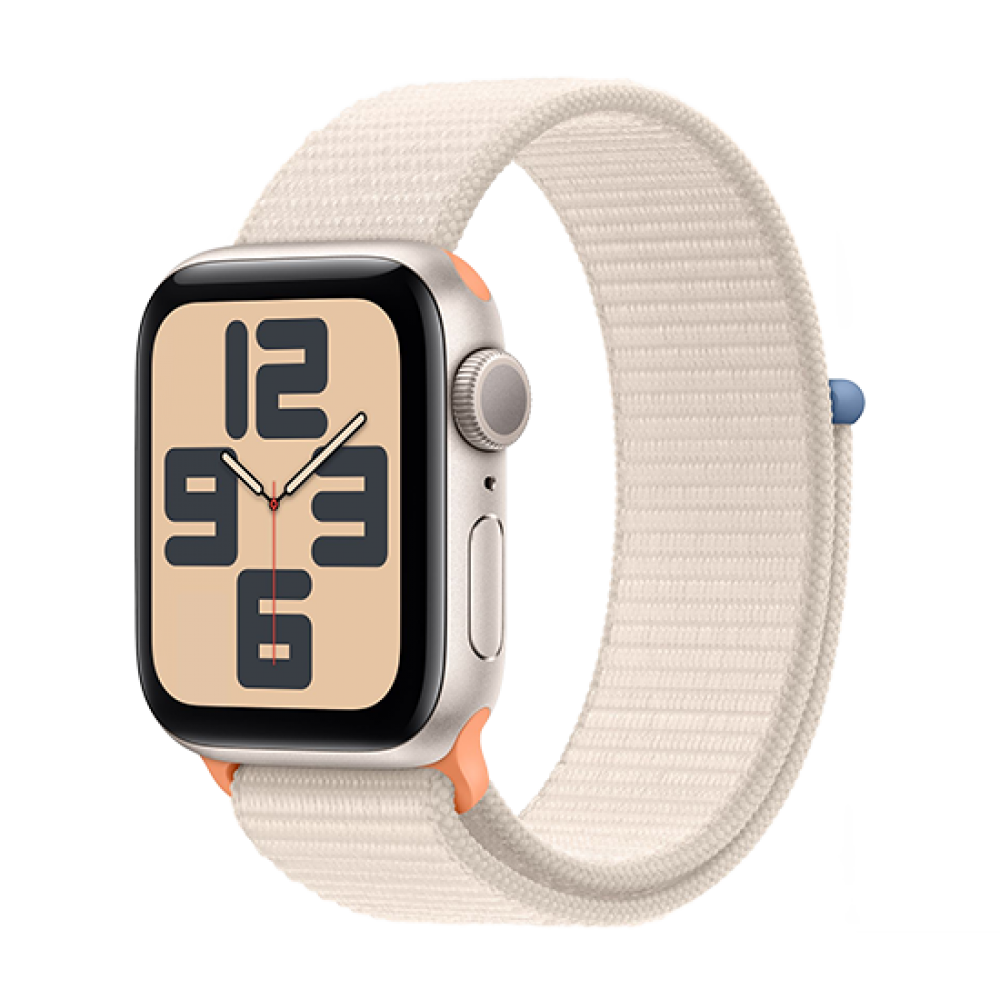 Watch Apple Watch SE2 (2023) V2 GPS 40mm Starlight Aluminium Case with Sport Loop - Starlight EU 