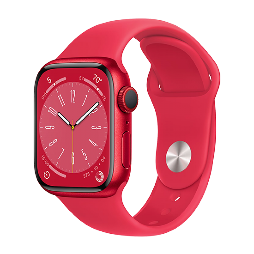 Watch Apple Watch Series 8 GPS 41mm Red Aluminium Case with Sport Band - Red EU Smart Watch Watch Apple Watch Series 8 GPS 41mm Red Aluminium Case with Sport Band - Red EU Smart Watch