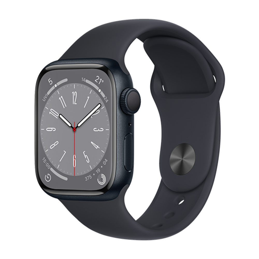 Watch Apple Watch Series 8 GPS 41mm Midnight Aluminium Case with Sport Band - Midnight EU Smart Watch Watch Apple Watch Series 8 GPS 41mm Midnight Aluminium Case with Sport Band - Midnight EU Smart Watch