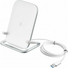 Baseus wireless charger Rib 15W white