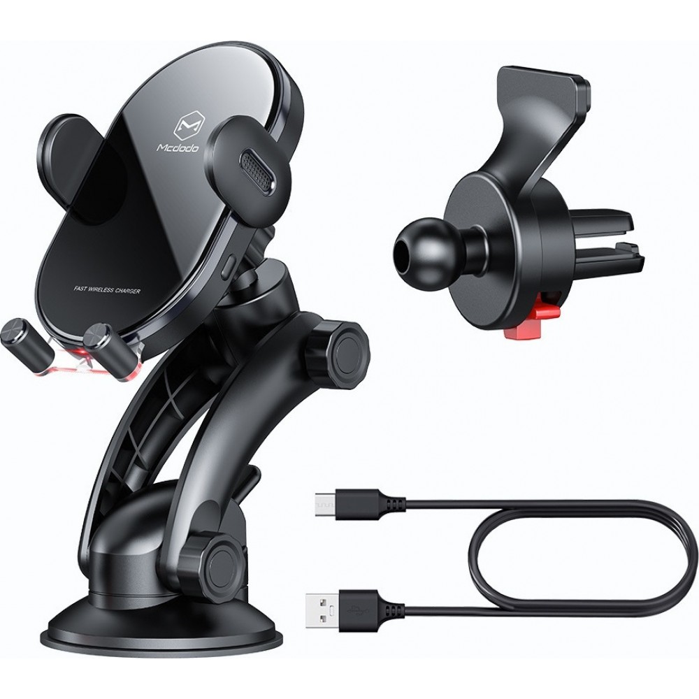 Mcdodo car holder Sky with inductive charging black 15W CH-7930 Τηλεφωνία