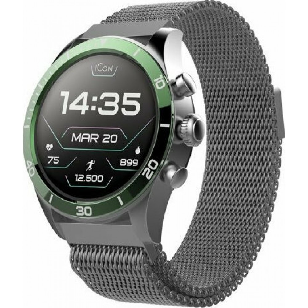 Smartwatch Forever AMOLED ICON AW-100 green Τηλεφωνία