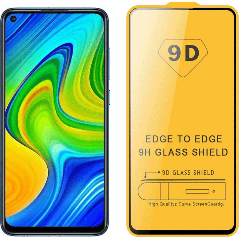 Tempered Glass Full Face 9D(Redmi Note 9) Τηλεφωνία