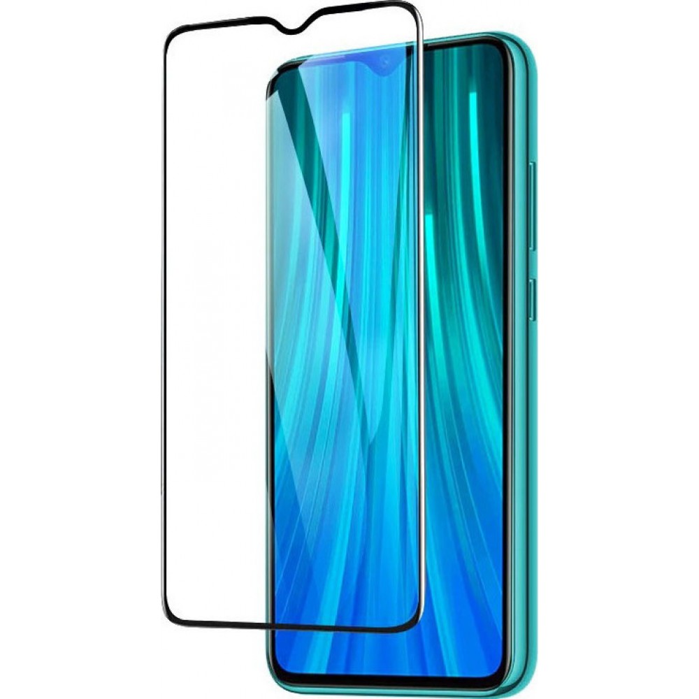 Full Face Tempered Glass Black (Redmi Note 8) Τηλεφωνία